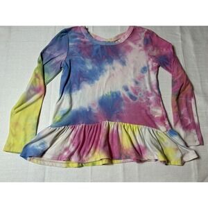 Kidtopia Long Sleeve Tie Dye Shirt Girls 7/8‎